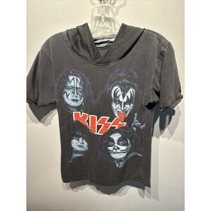 Kizz Alive World Domination 2003-2004‎ Up cycled T-shirt Y2K Grunge Women's SzM